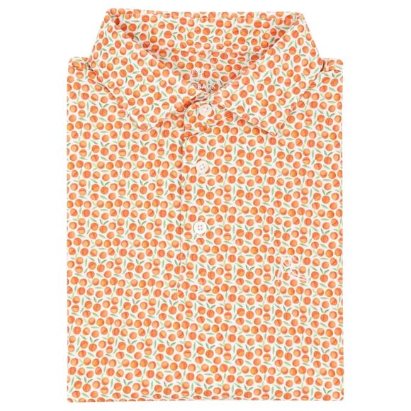 Rhoback Peach Golf Polo Shirt, XL - Picture 1 of 7
